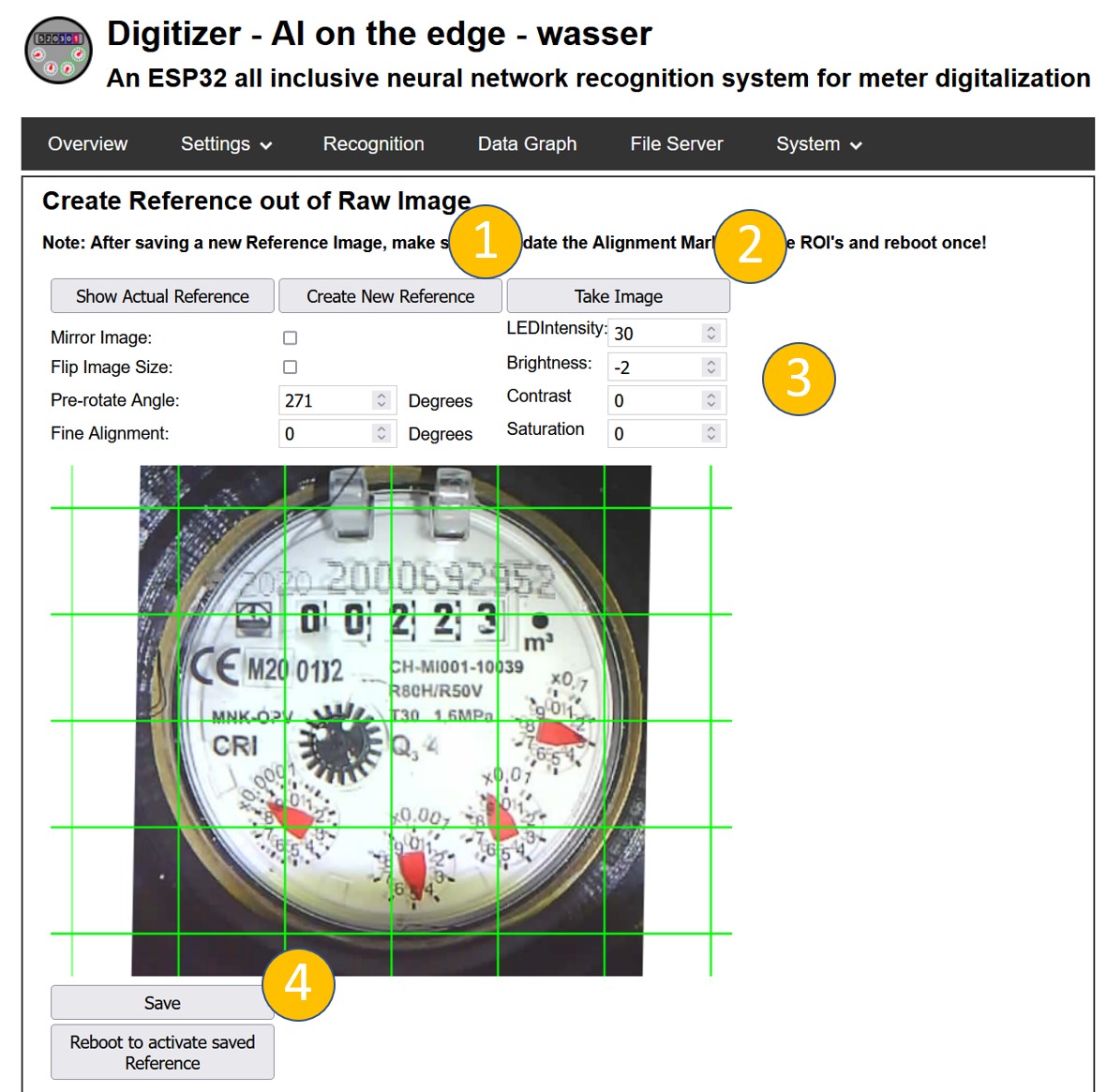 Initial Setup Reference Image